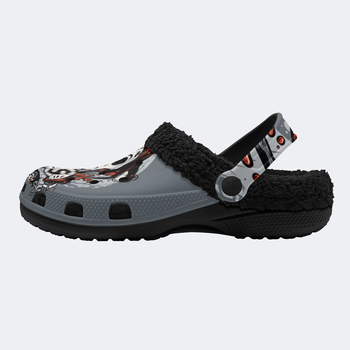 Dark Reaper Art - Fur Lined Slippers/Sandals