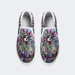 Unisex Statue of Liberty Graffiti Art Print - Slip On Shoes