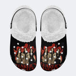 Charlies Angels Print - Fur Lined Slippers/Sandals