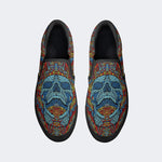 Unisex Skull Graffiti Art Print - Slip On Shoes