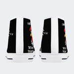 Unisex Bad Chicken Print - High Top aus Canvas