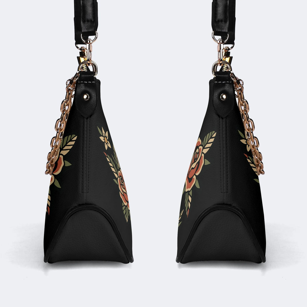 Eagle Spreads Wings - Leather Crossbody Bag