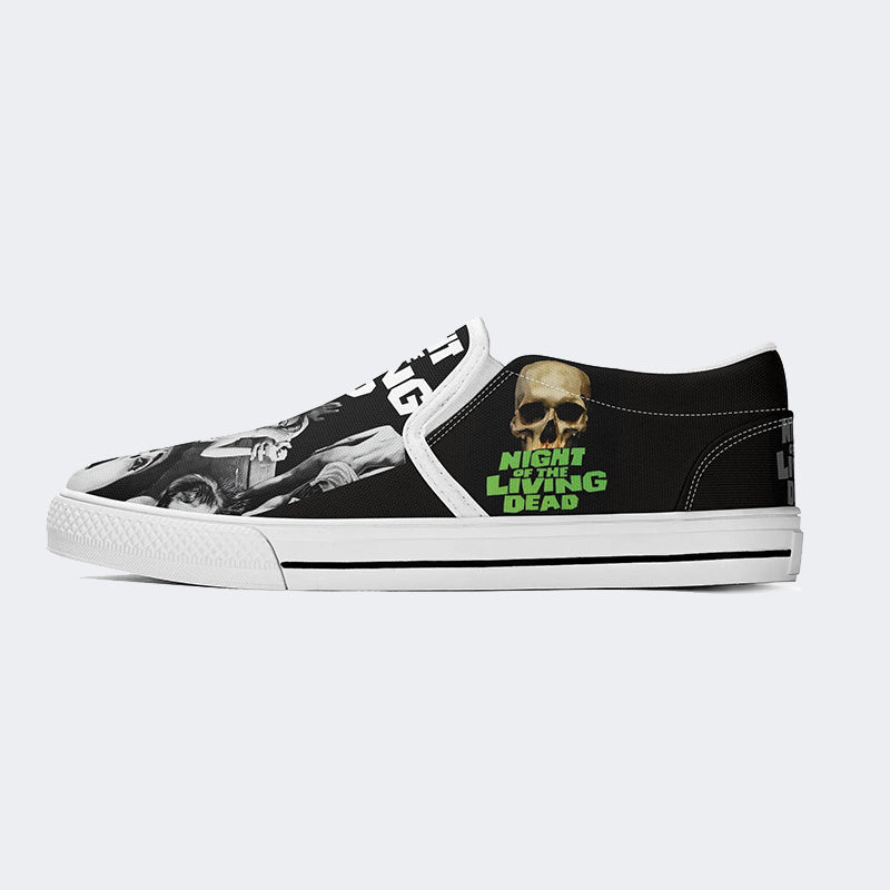 Unisex Horror Print - Slip On Shoes