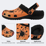 Halloween Spider - Fur Lined Slippers/Sandals