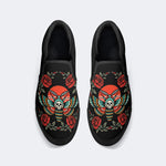 Classic Moth Print - Slip On Shoes