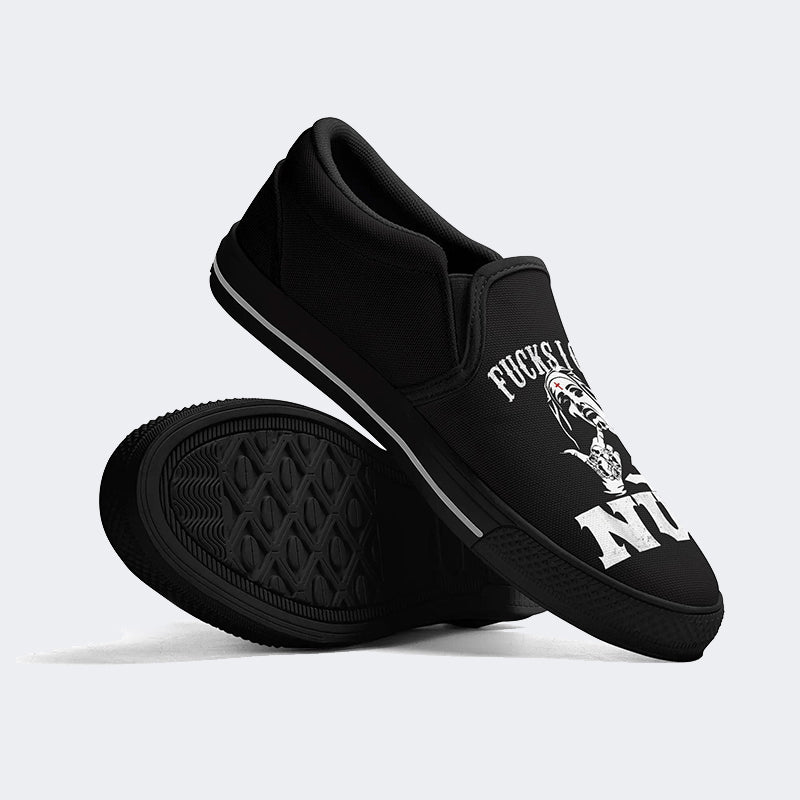 Unholy Nun Fucks Given Nun Unisex - Slip On Shoes