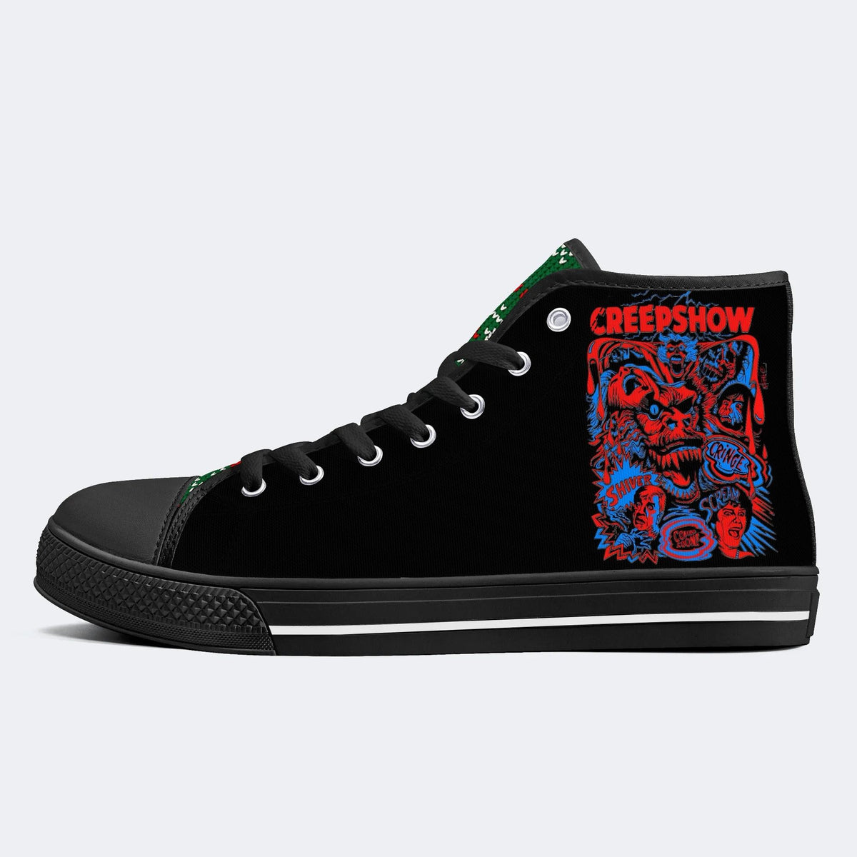 Unisex Horror Movie Graphic Print - High Top Canvas