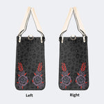 Classic Death Moth Print - Leather Handbag