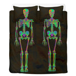 Gothic Skull Print - Three Piece Bedding Set