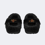 Old School Tiger & Snake Print - Fur Lined Slippers/Sandals