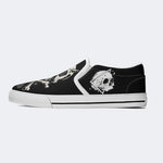 Skull I Will Never Be Forgotten Printed - Slip On Shoes