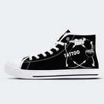 Unisex Eat Sleep Tattoo Wiederholungsdruck - High Top Canvas