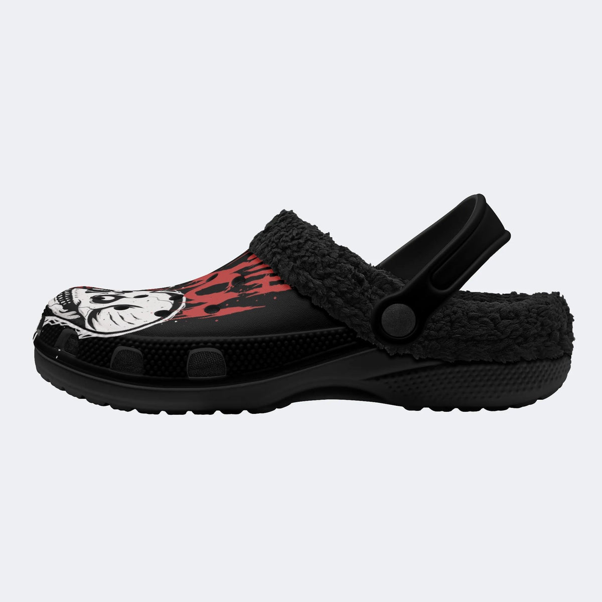 Blood Skull Demon - Fur Lined Slippers/Sandals