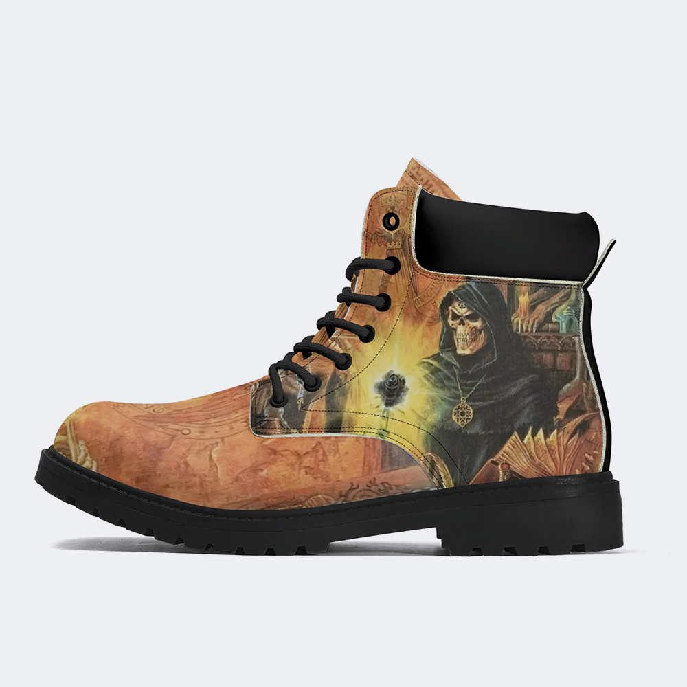 Horror Skull - Boots