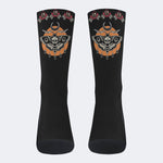 Death Moth Vintage Print- Crew Socks