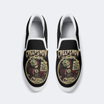 Horror Movie Vintage Graphic Printed- Slip On Shoes