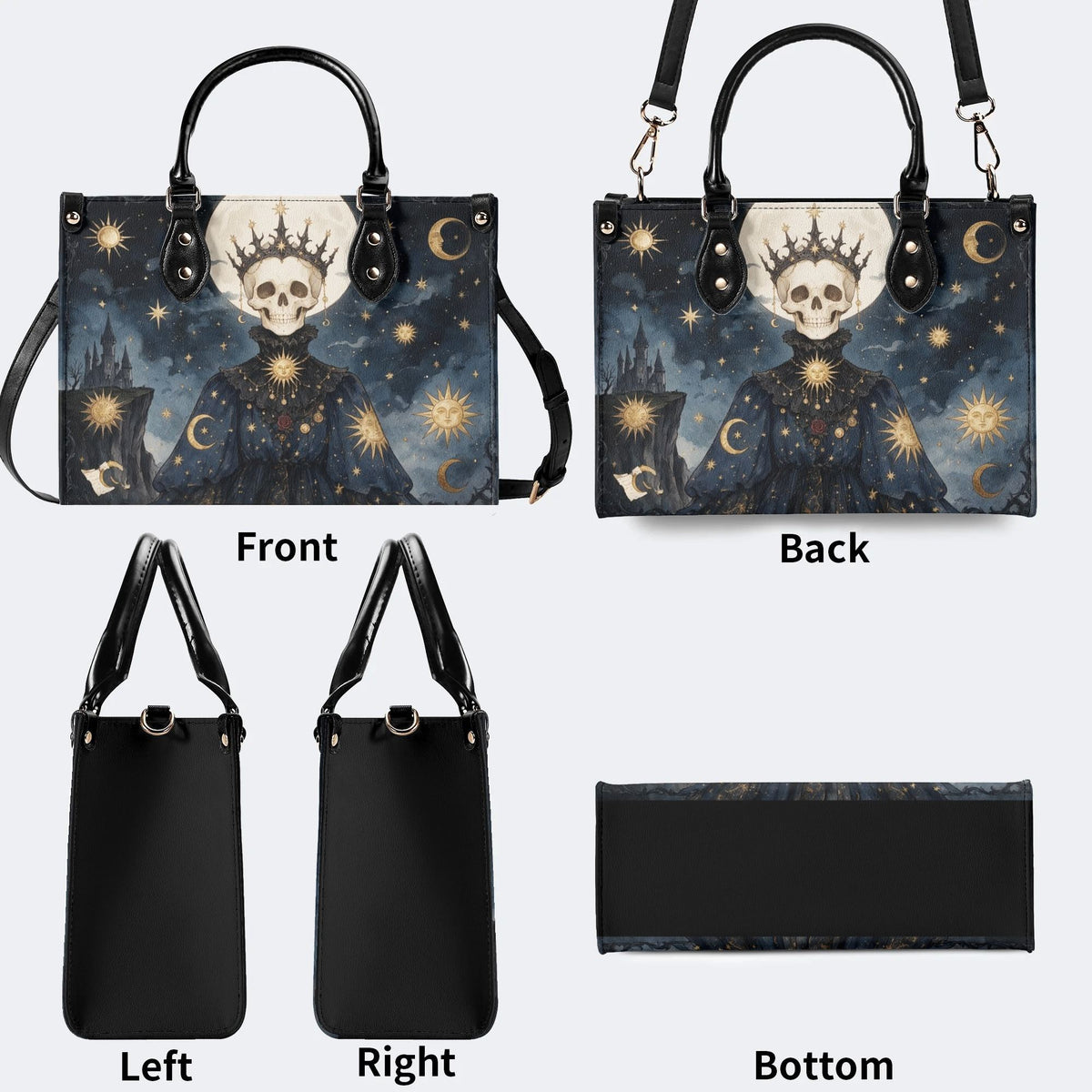 Skull Queen Print Handbag Factory Direct Sales