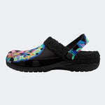 Trippy Skull - Fur Lined Slippers/Sandals