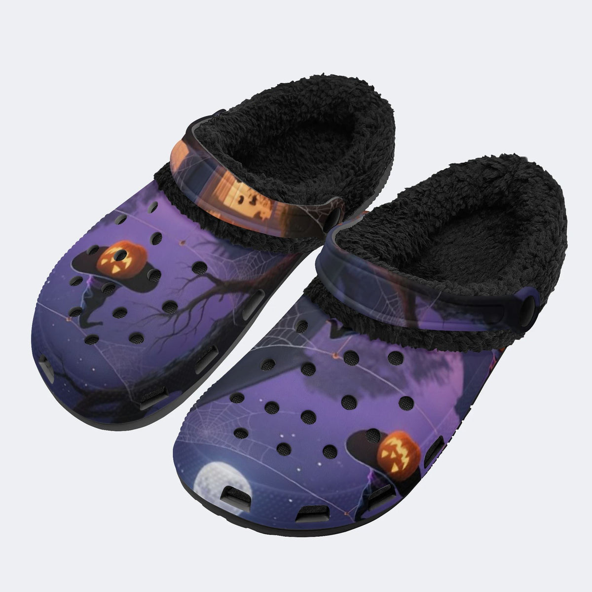 Creepy Night Witch - Fur Lined Slippers/Sandals