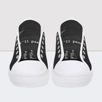 It’ll Pass Skull Low Top Canvas Shoes