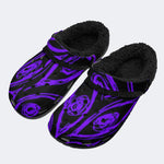 Goth Liquid Purple - Fur Lined Slippers/Sandals