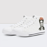 Frida Kahlo Feminist Pride Movement High Top Canvas Shoes