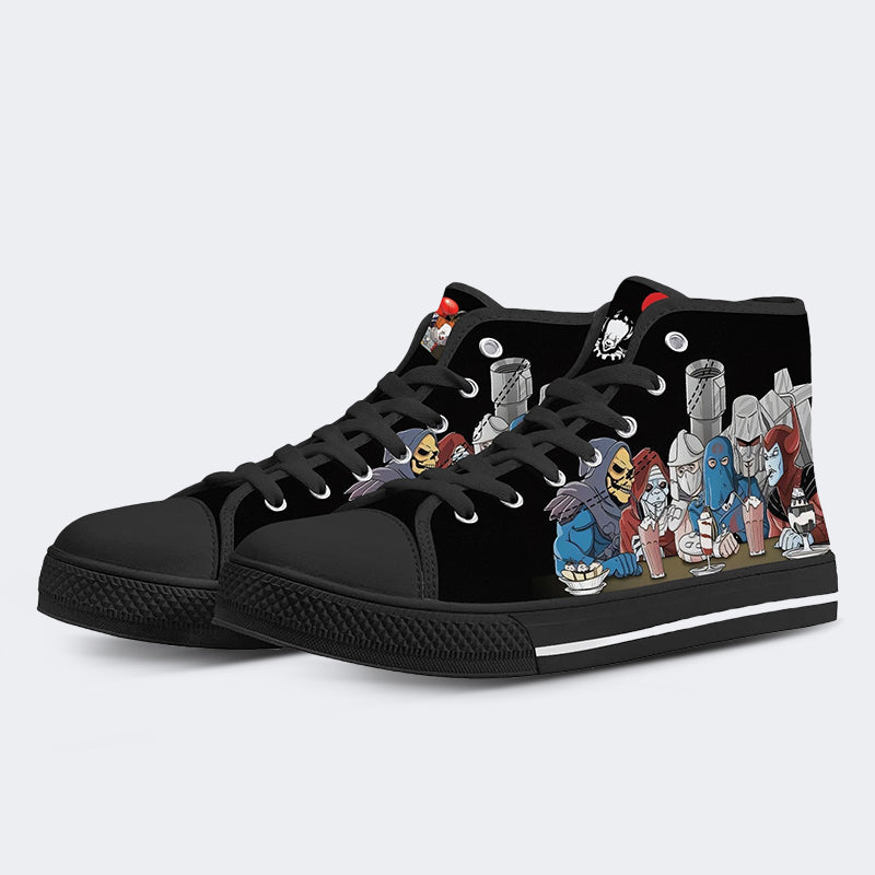 Unisex Horror-Druck - High Top Canvas