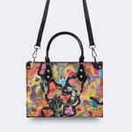 Hallucinogenic Mushrooms - Leather Handbag