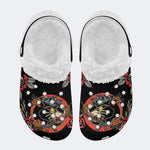 Tactical Panther Print - Fur Lined Slippers/Sandals