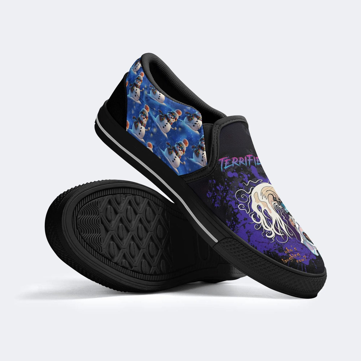 Horror Movie Graphic - Slip On Shoes