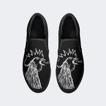 Unisex Bad Chicken Print - Slip On Shoes