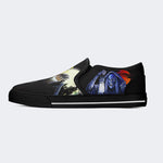 Horror Movie Vintage Graphic Print - Slip On Shoes