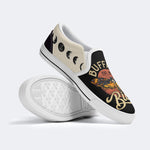 Unisex Death Moth Print - Slip On Shoes