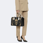 Skull Dagger Moon Rose Print Handbag Factory Direct Sales