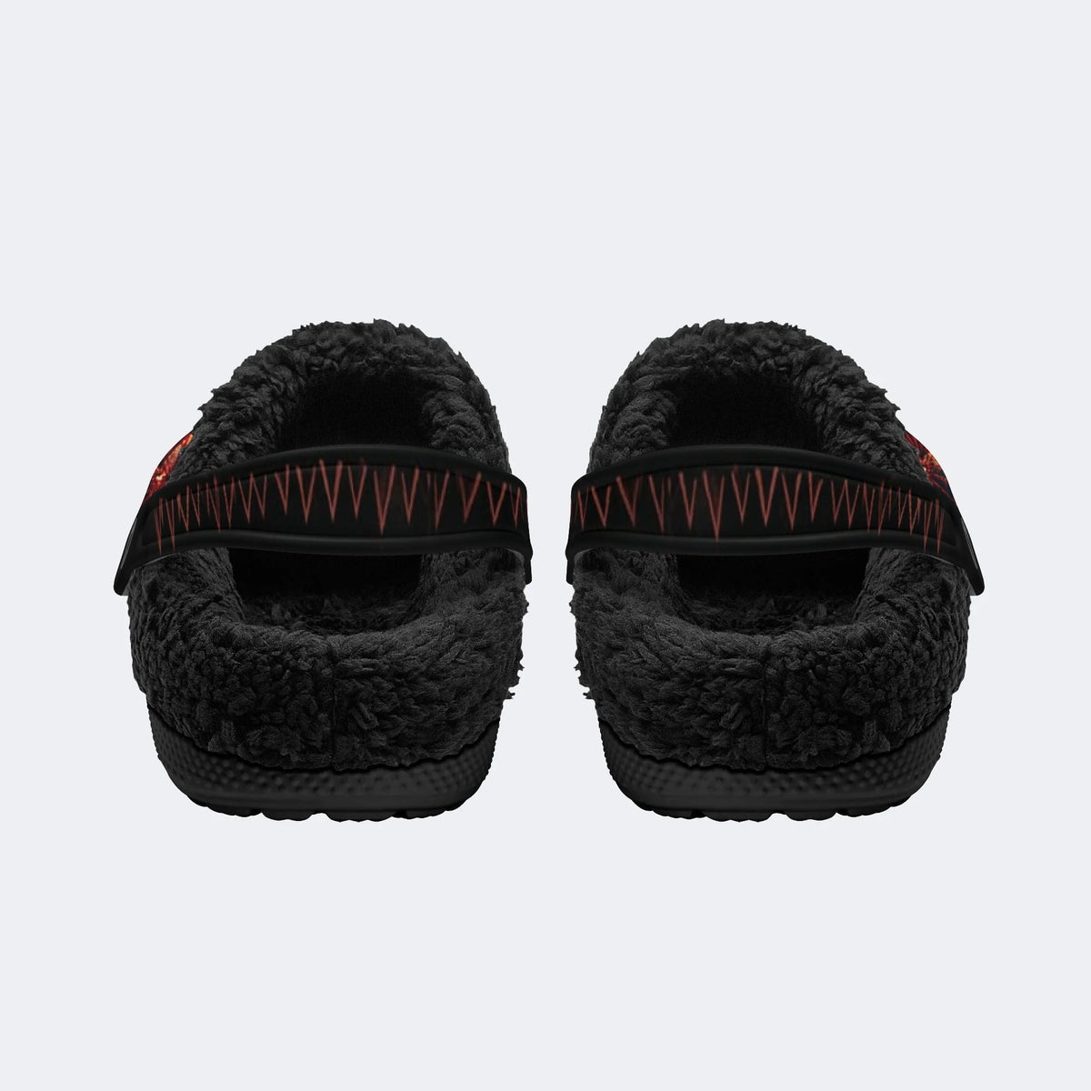 Horror Circus Clown - Fur Lined Slippers/Sandals