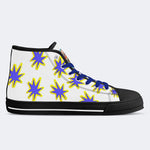 Unisex Skull Print - High Top Canvas