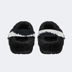 Dark Pink Star Skull - Fur Lined Slippers/Sandals