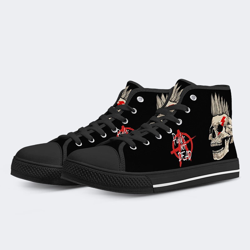 Unisex Totenkopf - High Top Canvas