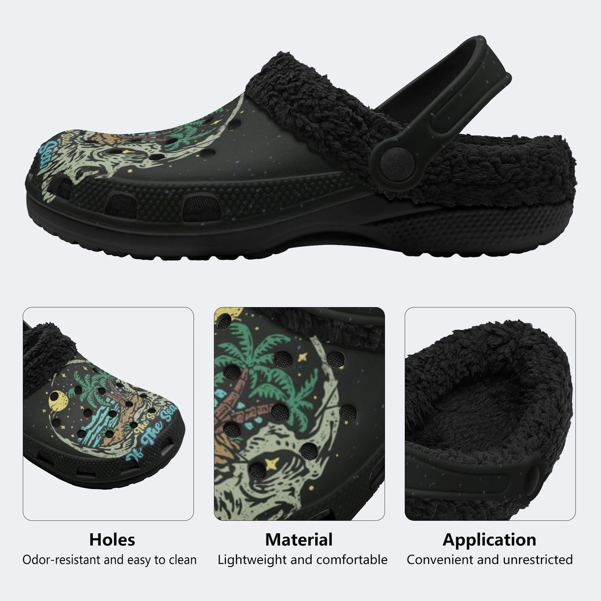 The Soul Of The Sea - Fur Lined Slippers/Sandals