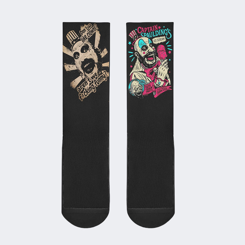 Horror Print - Crew Socks