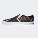 Horror Movie Vintage Graphic Print - Slip On Shoes