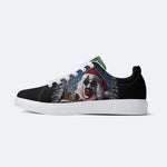 Horror Santa Claus Ghostface Print - Skateboard Sneakers