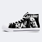 Horror Rabbit Run Print - High Top Canvas