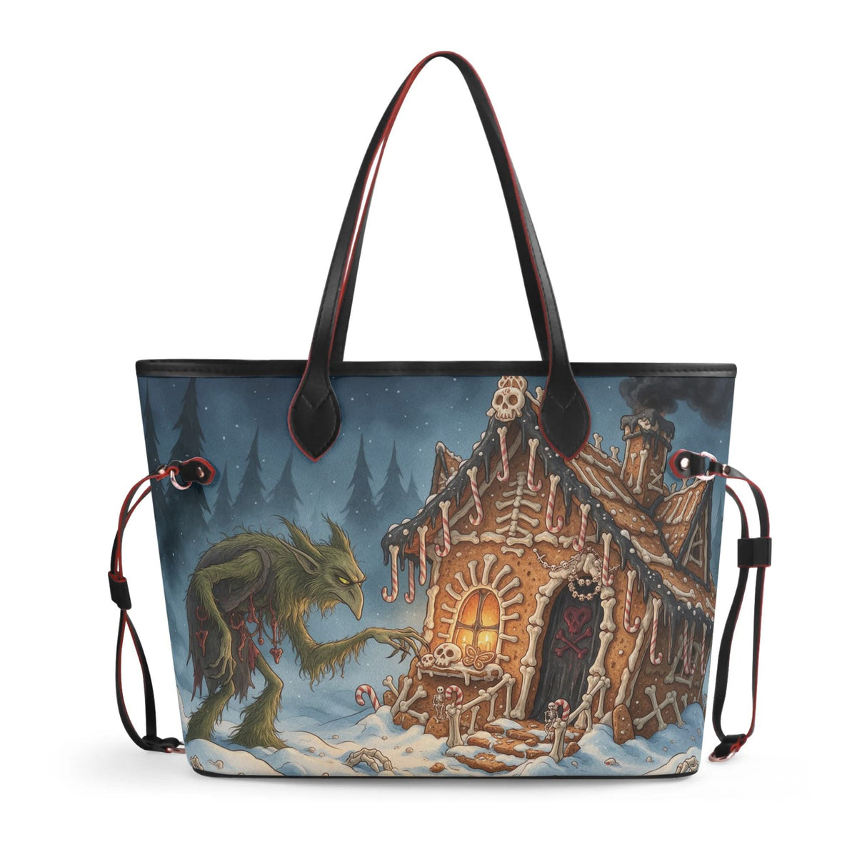 Krampus Gingerbread - Large capacity handbag