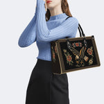 Eagle Spreads Wings - Leather Handbag