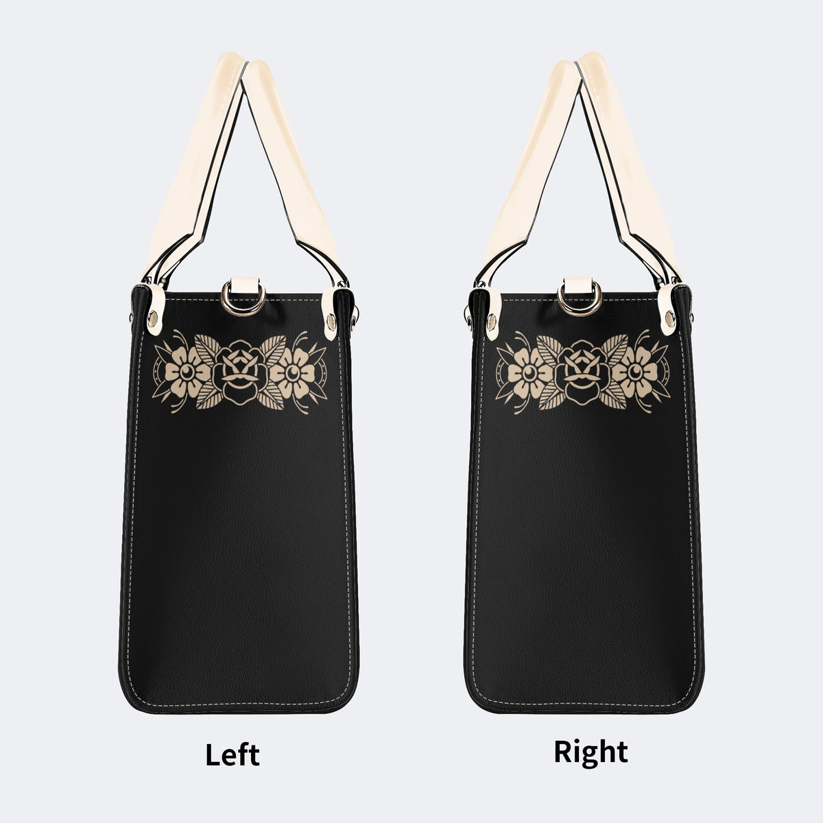 Golden Eagle Print - Leather Handbag