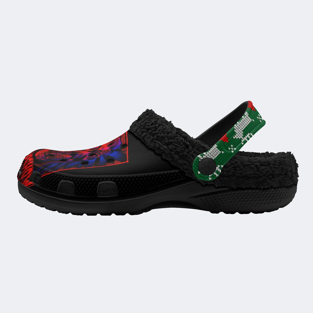 Unisex Horror Movies Print - Fur Lined Slippers/Sandals