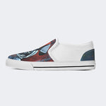 Unisex Punk Rabbit Skull Print - Slip On Shoes