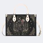 Undead Skeleton Moon Forest Print Handbag Factory Direct Sales