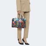 The World Of Mushrooms - Leather Handbag